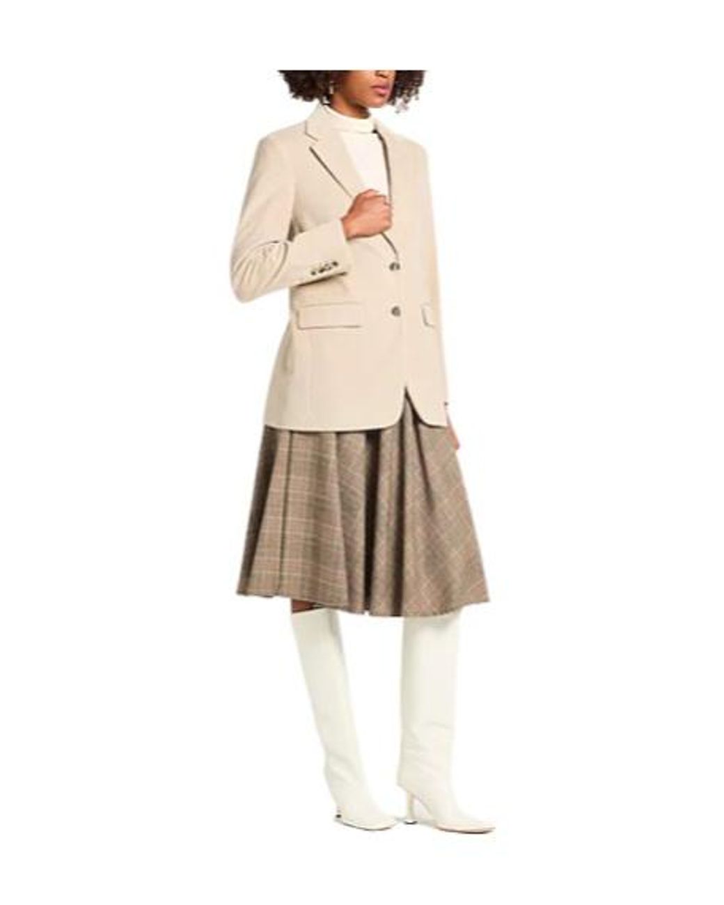 Max Mara Natural Blazer Cotton, Cashmere