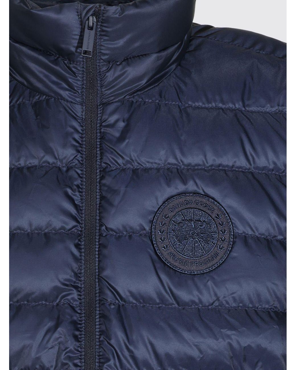 Canada Goose Blue Stratus Logo Patch Vest for men