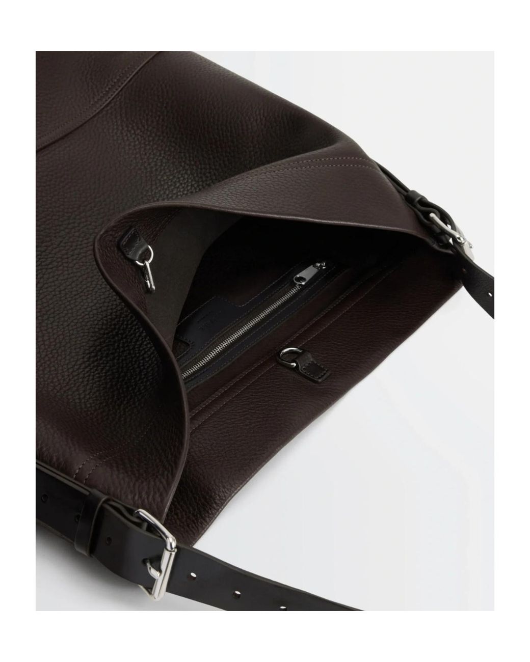 Lemaire Black Belted Top Handle Bag