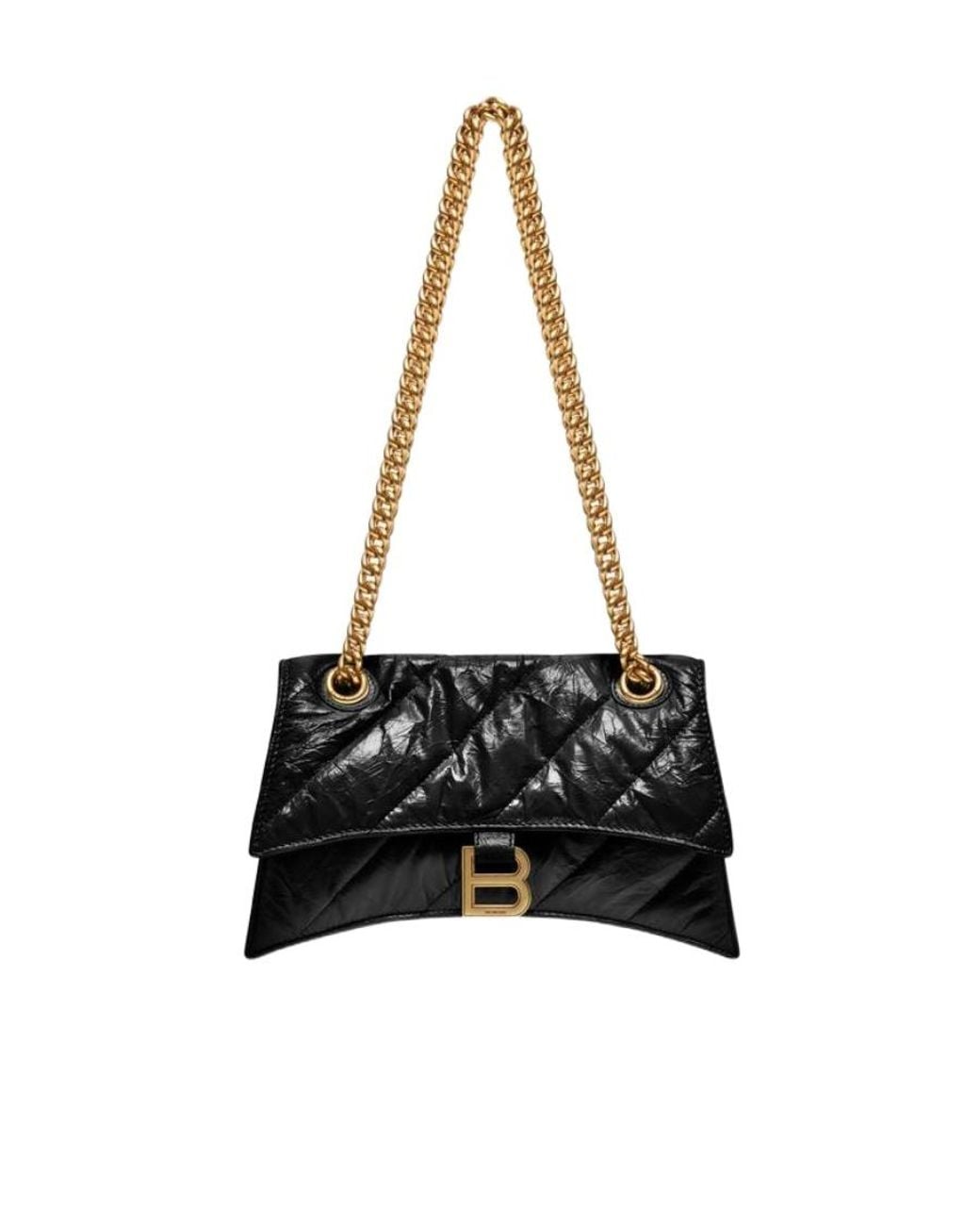 Balenciaga Black Crush Small Shoulder Bag
