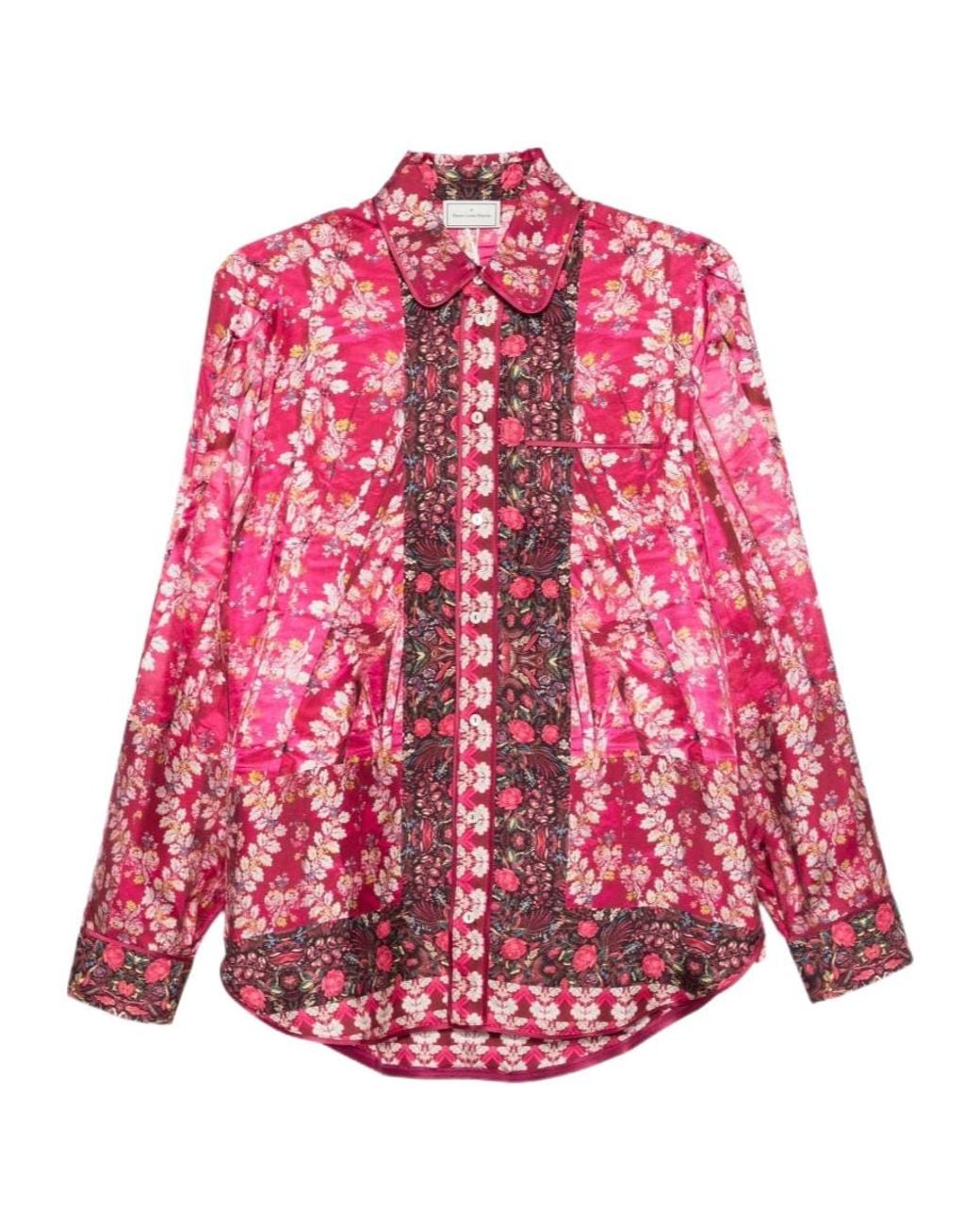 Pierre Louis Mascia Red Long Sleeve Shirt