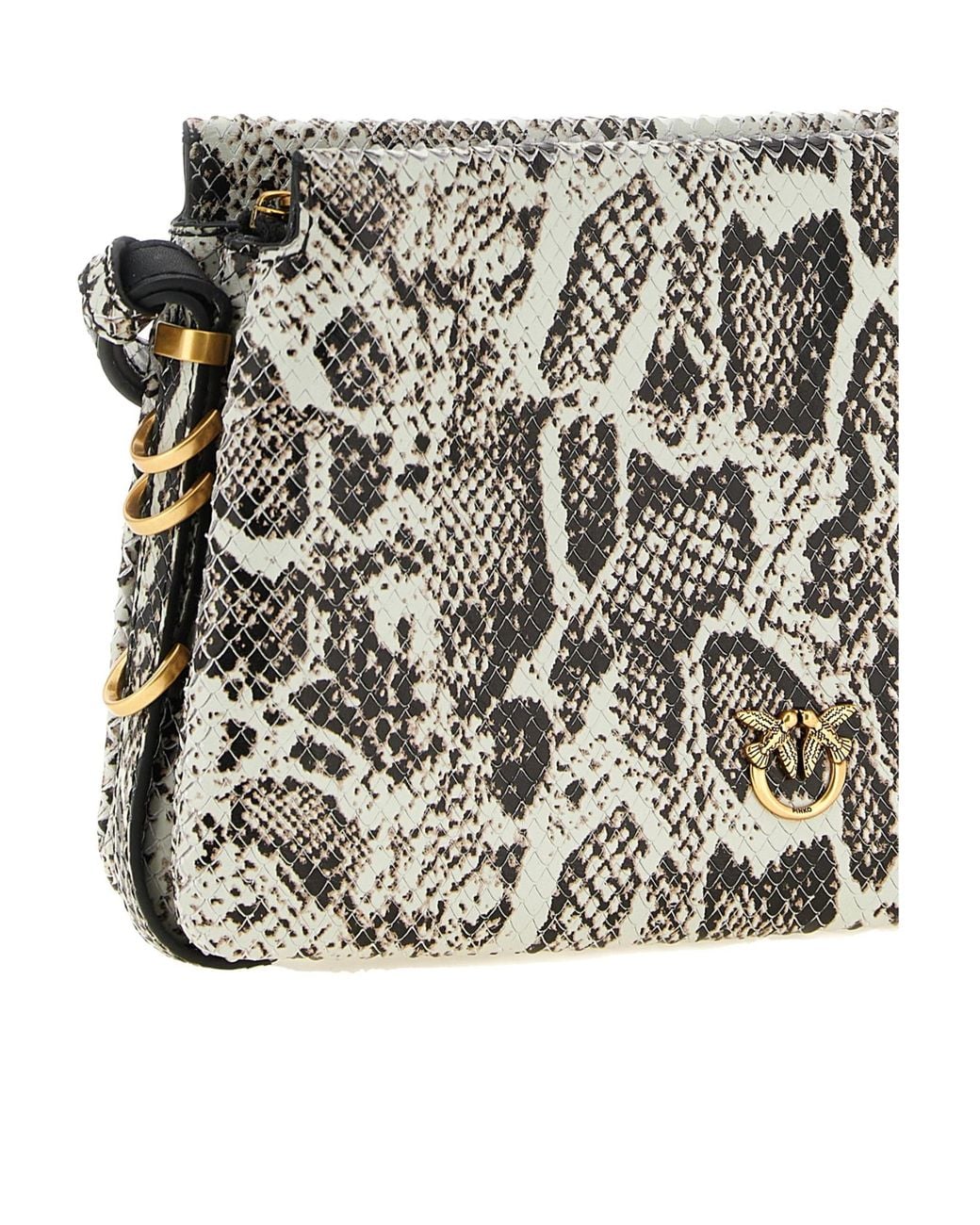 Pinko Multicolor Logo Plaque Printed Crossbody Bag