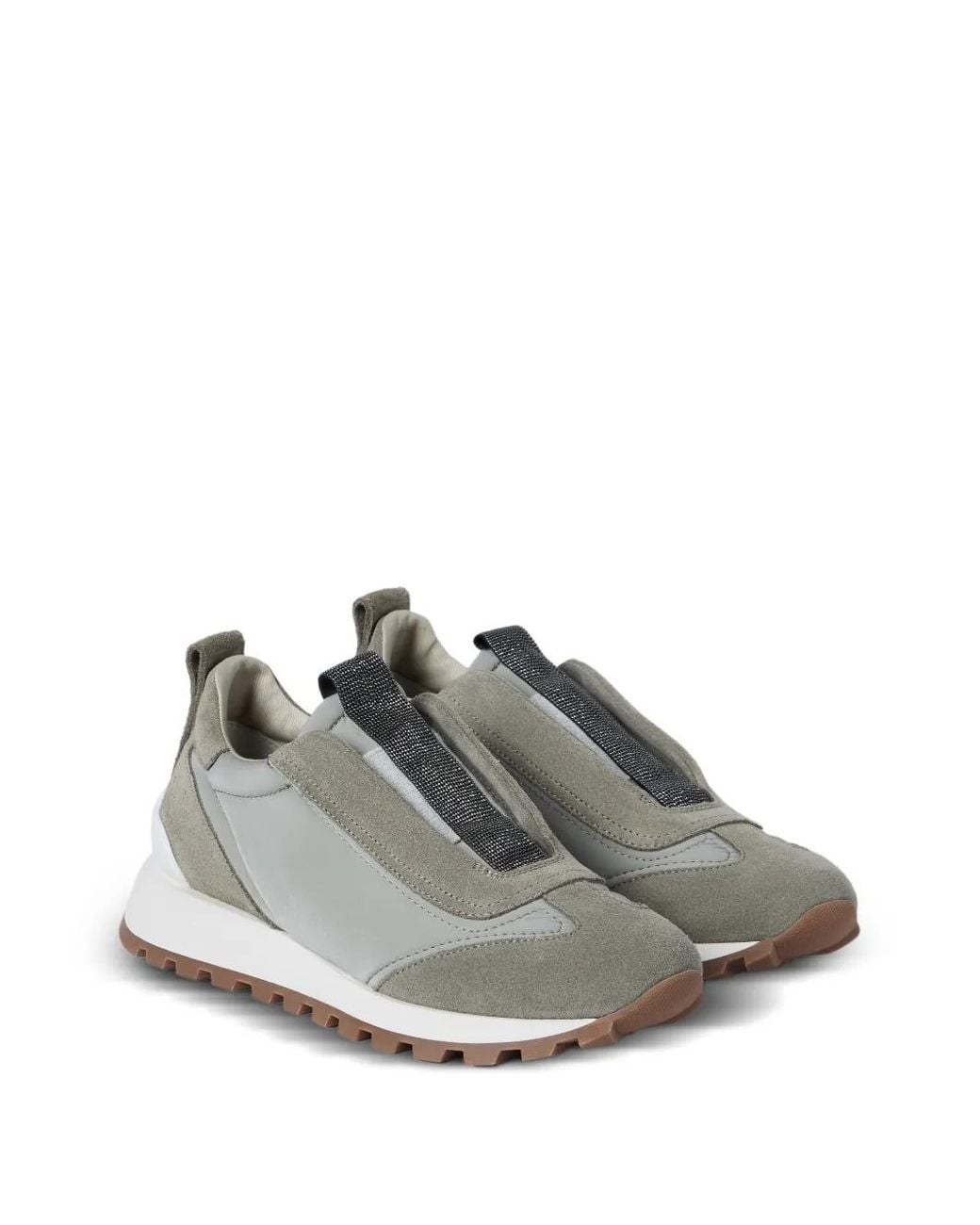 Brunello Cucinelli Gray Sneakers