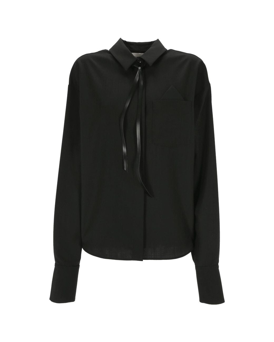 Sportmax Black Mappa Oversized Shirt