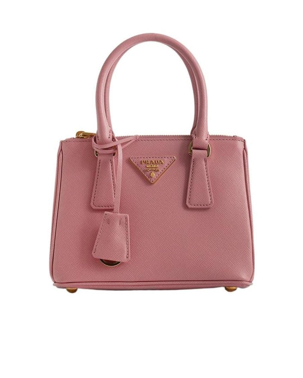 Prada Pink Logo Shoulder Bag