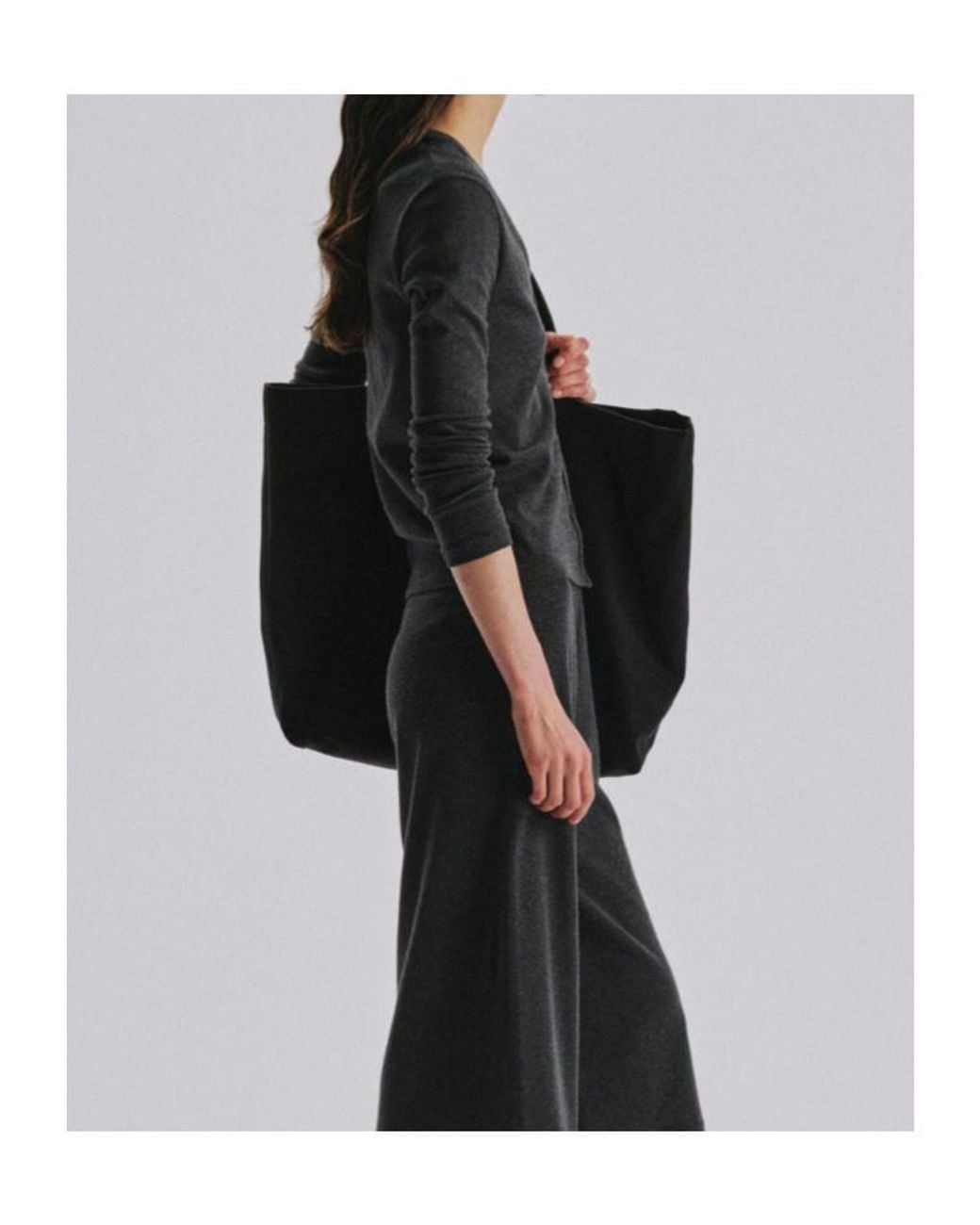 The Row Black Cresp Cardigan