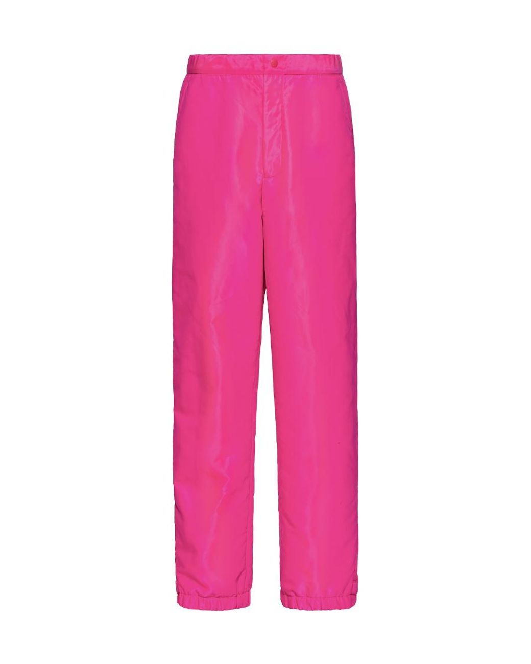 Valentino Pink Mid-Rise Straight Leg Trousers for men
