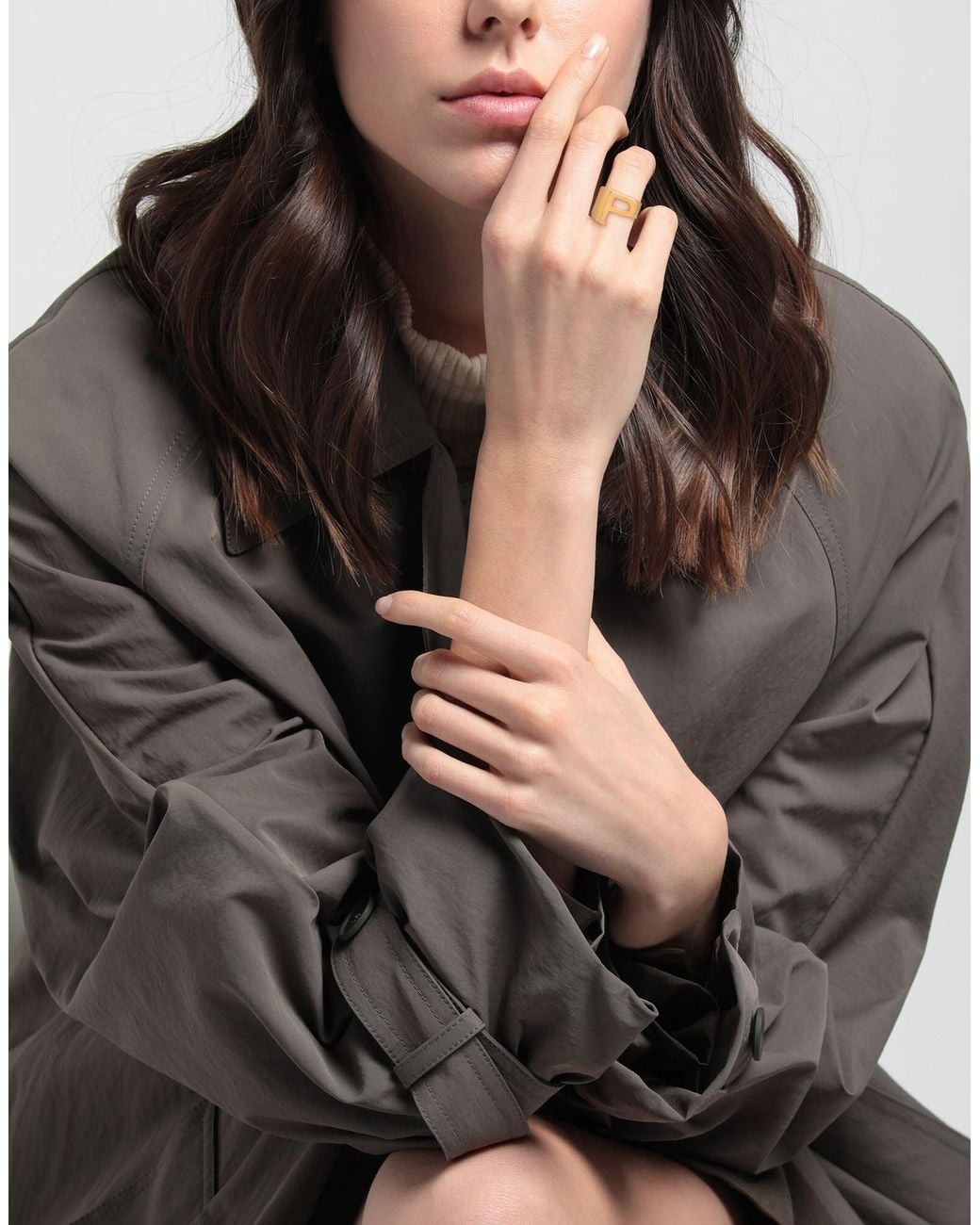 Chloé Metallic Simple Metal Ring