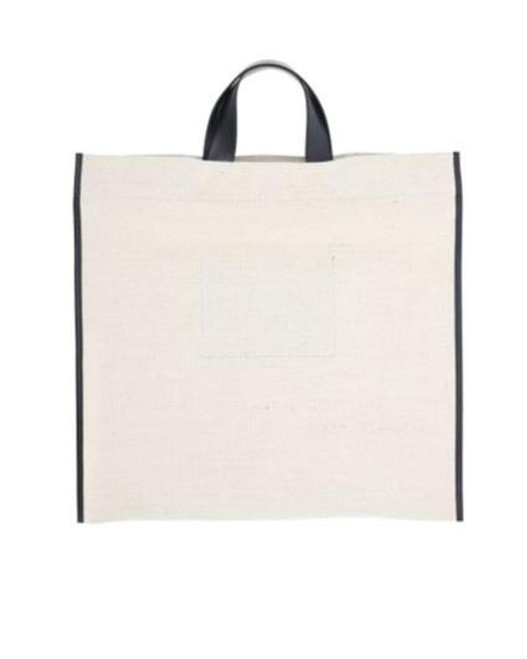 Jil Sander White Logo Printed Top Handle Bag for men