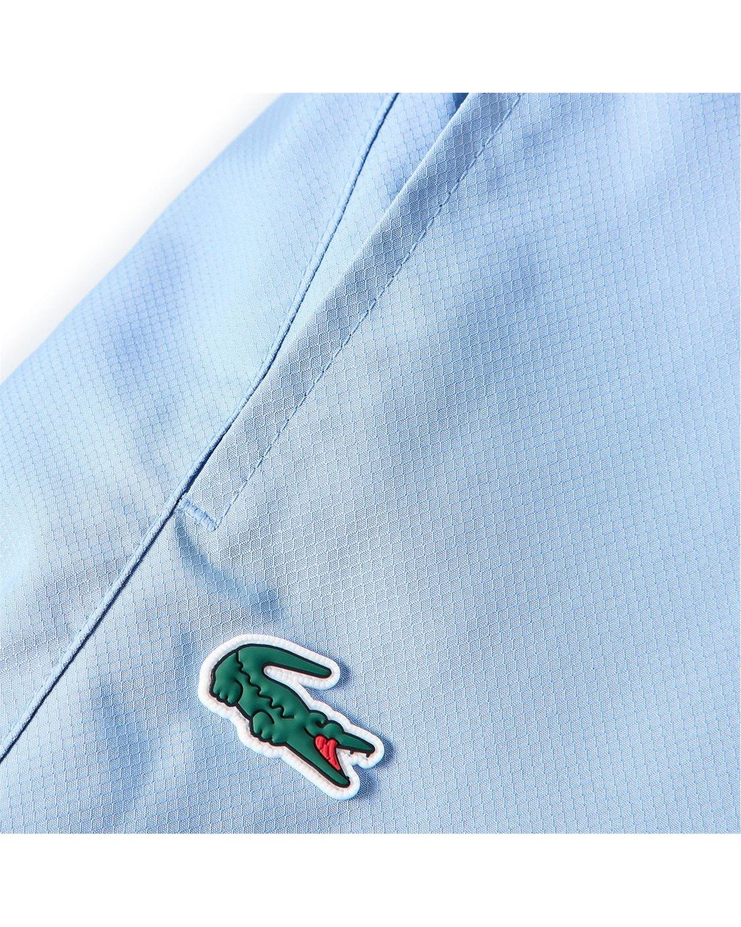 Lacoste Blue Taffeta Closed Hem Tracksuit Bottoms for men