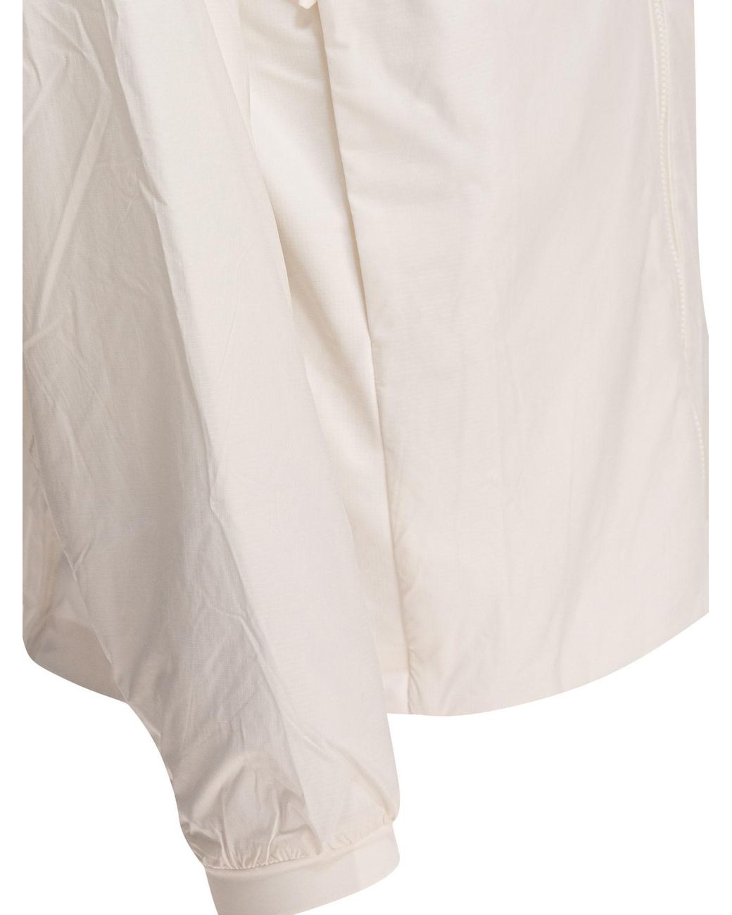 Arc'teryx White Atom Hooded Jacket for men