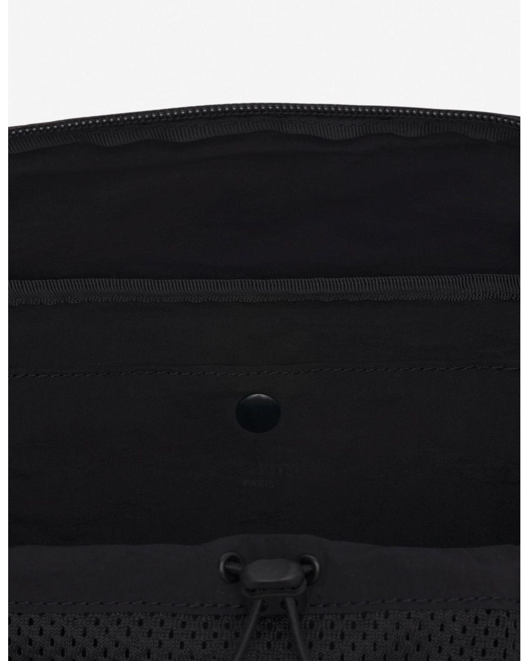 Maison Kitsuné Black Flash Fox Belt Bag for men