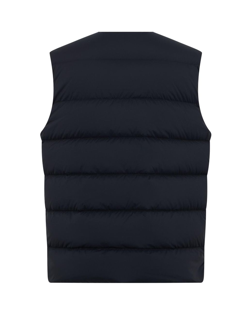 Moncler Black Tibb Zip-Up Padded Gilet for men