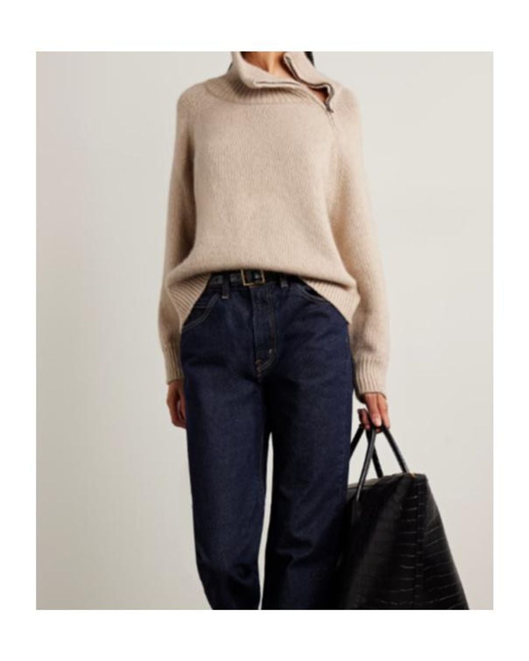 Nili Lotan Natural Raelynn Turtleneck Sweater