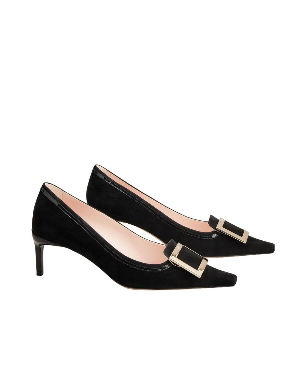 Roger Vivier Black Viv' Canard Pumps