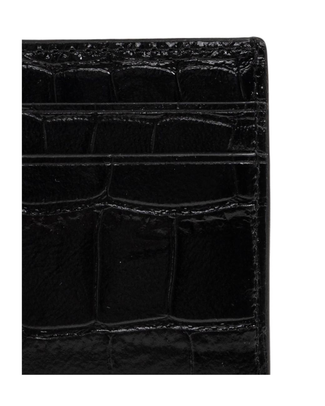 Tory Burch Black Leather Card Holder