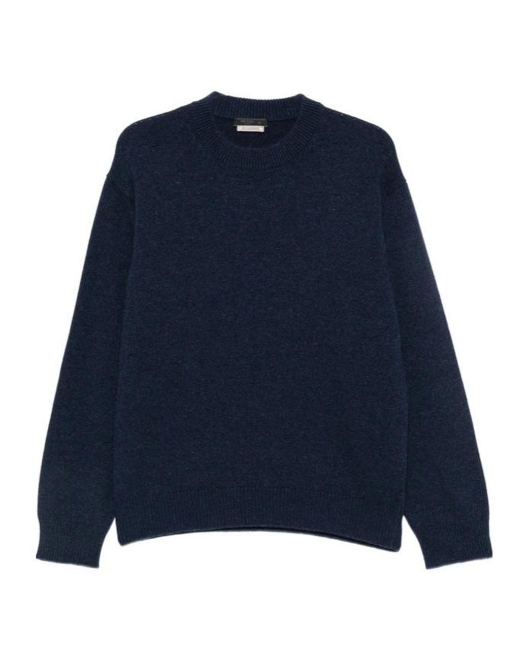 Prada Blue Long-Sleeve Knit Top for men