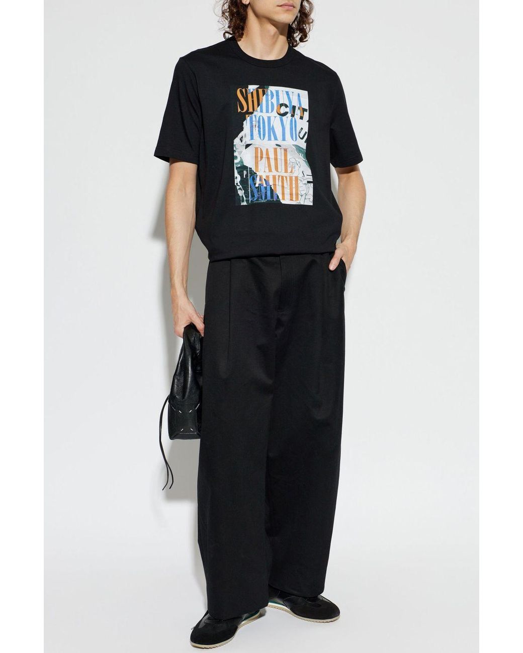 Paul Smith Black Ps Paul Smith Shibuya Tokyo Print T-Shirt for men