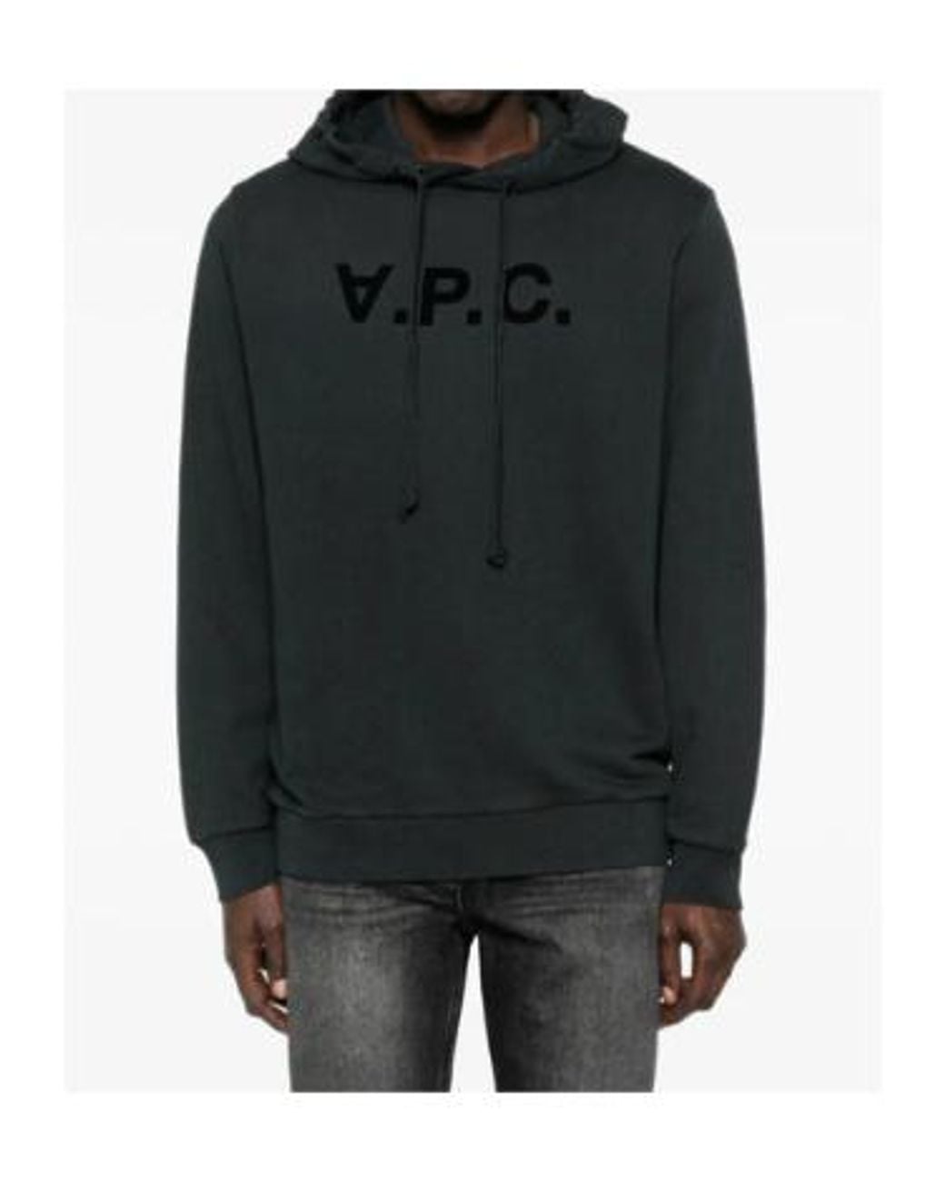 A.P.C. Black Standard Grand Vpc Hoodie for men