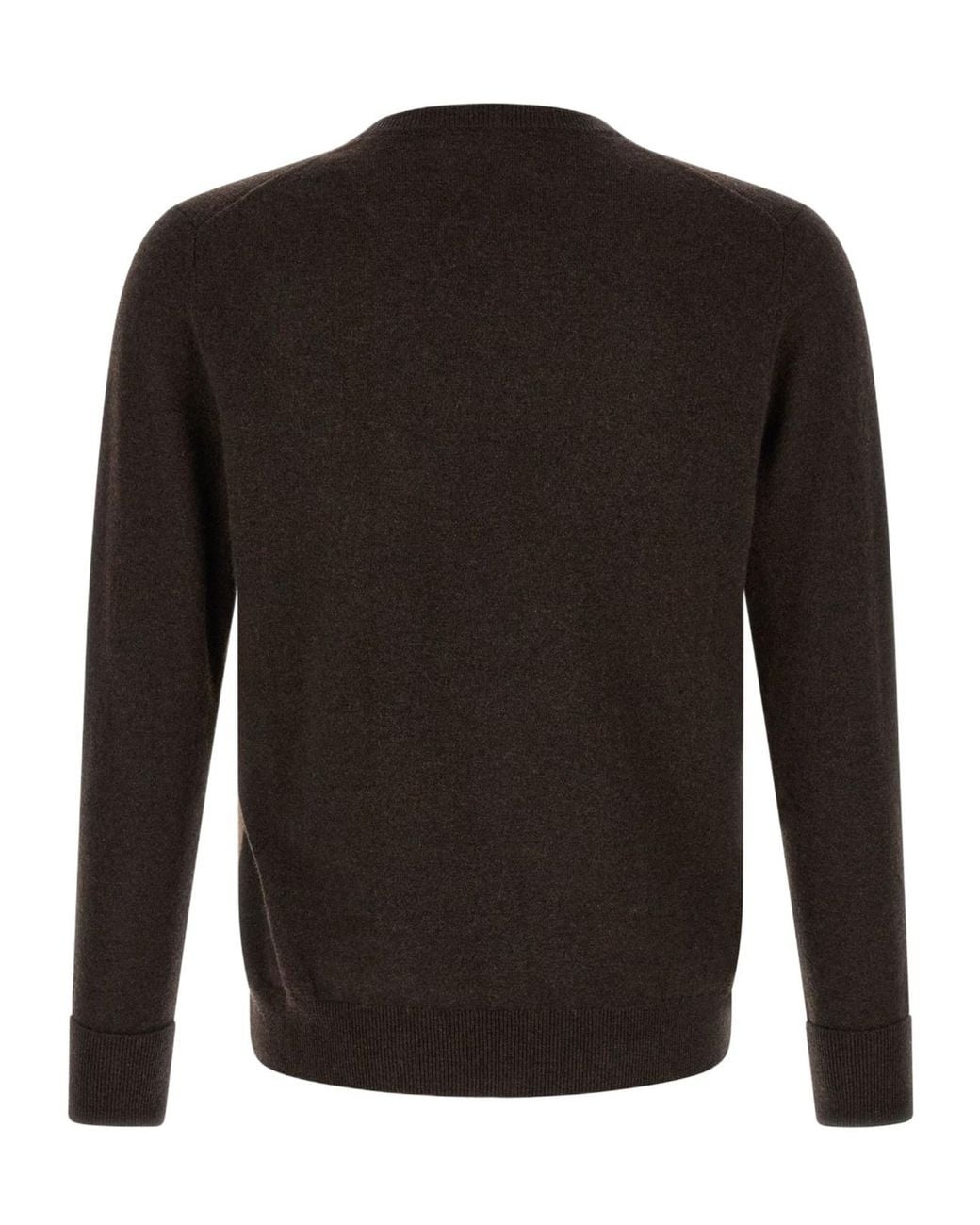 Ballantyne Black Diamond Intarsia V-Neck Sweater for men