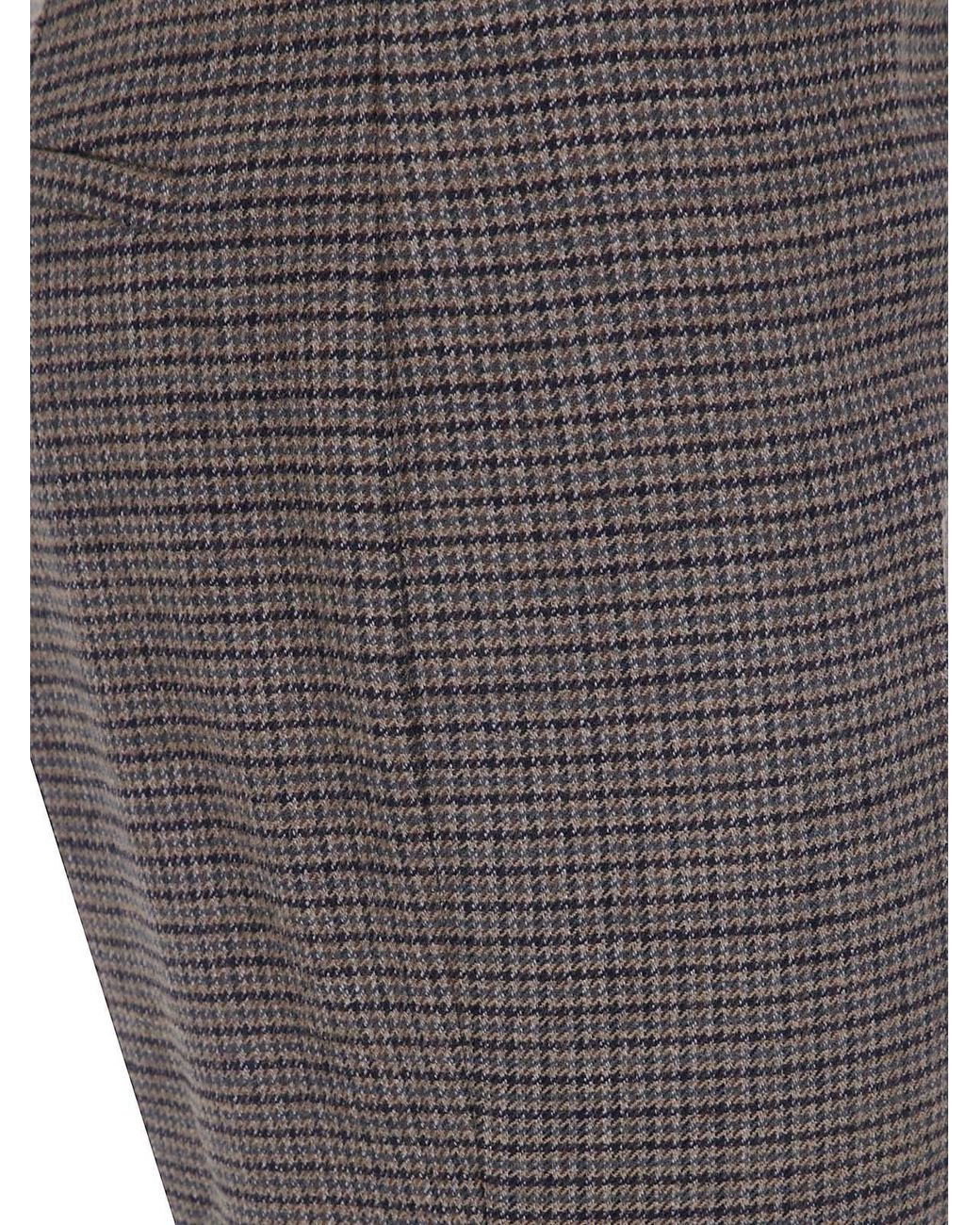 Etro Gray Straight Leg Pants