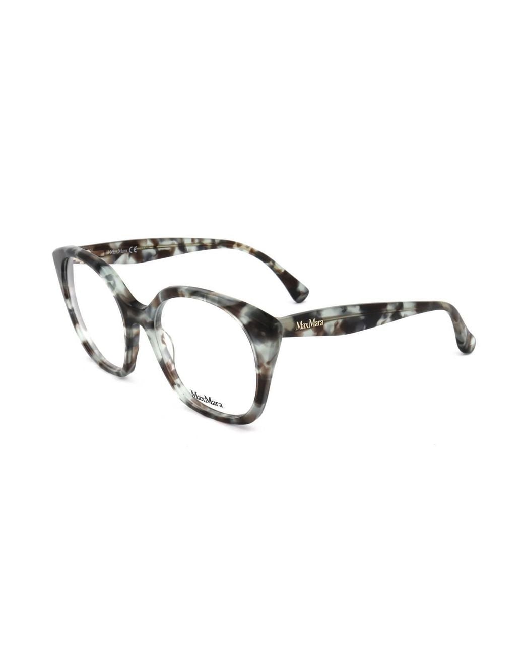 Max Mara White Cat-Eye Glasses