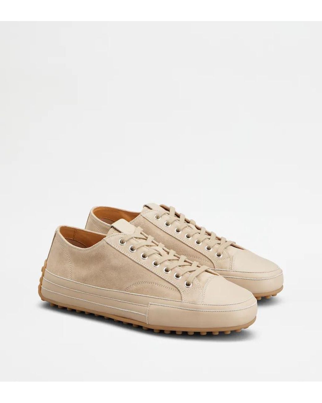 Tod's Natural Suede Sneakers for men