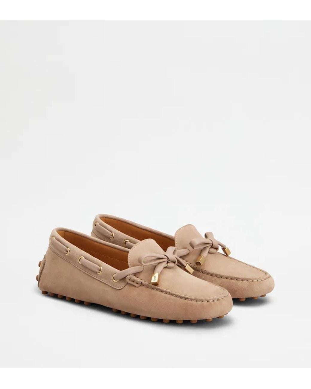 Tod's Brown Gommino Slip-On Loafers
