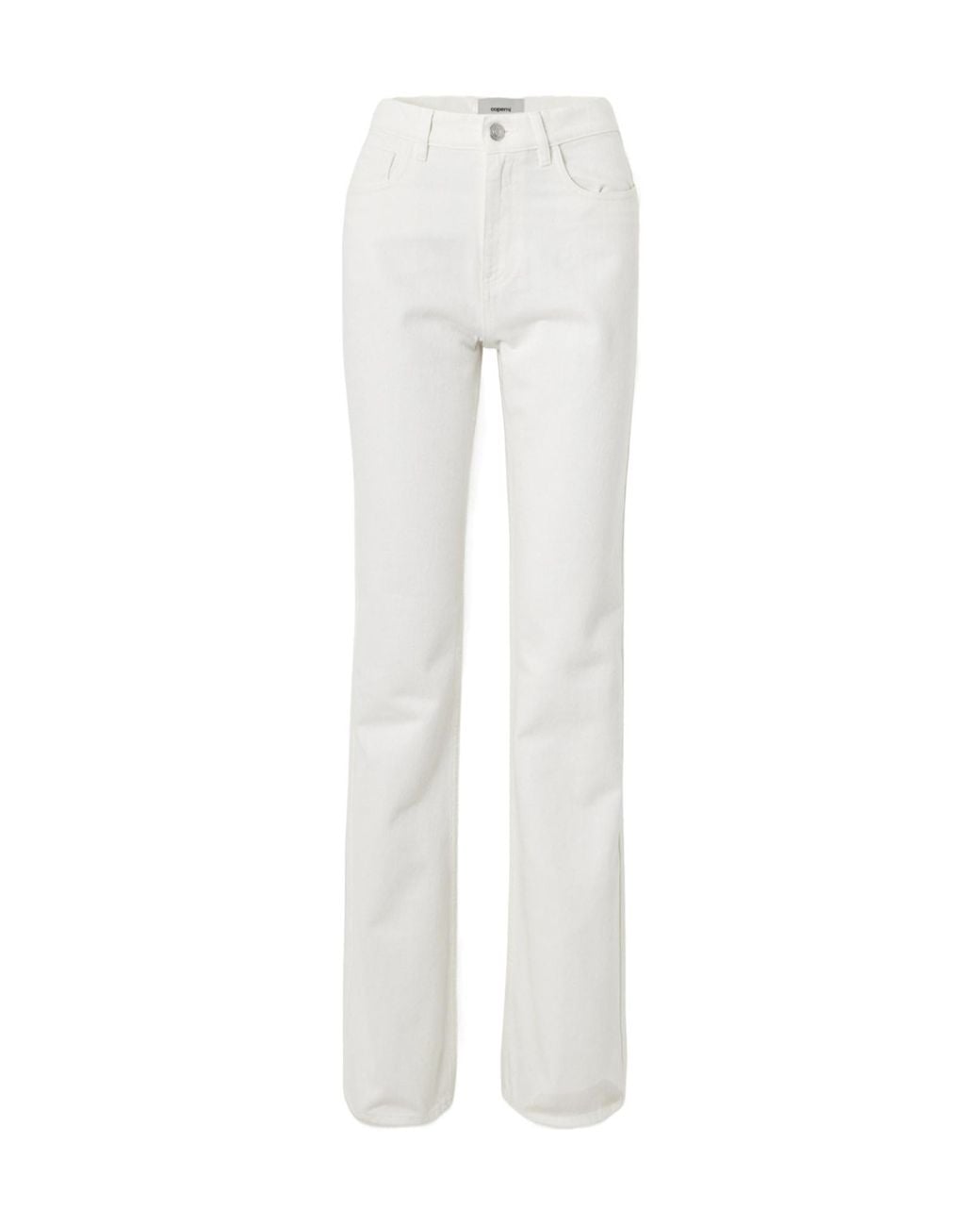 Coperni White Minimalist Jeans