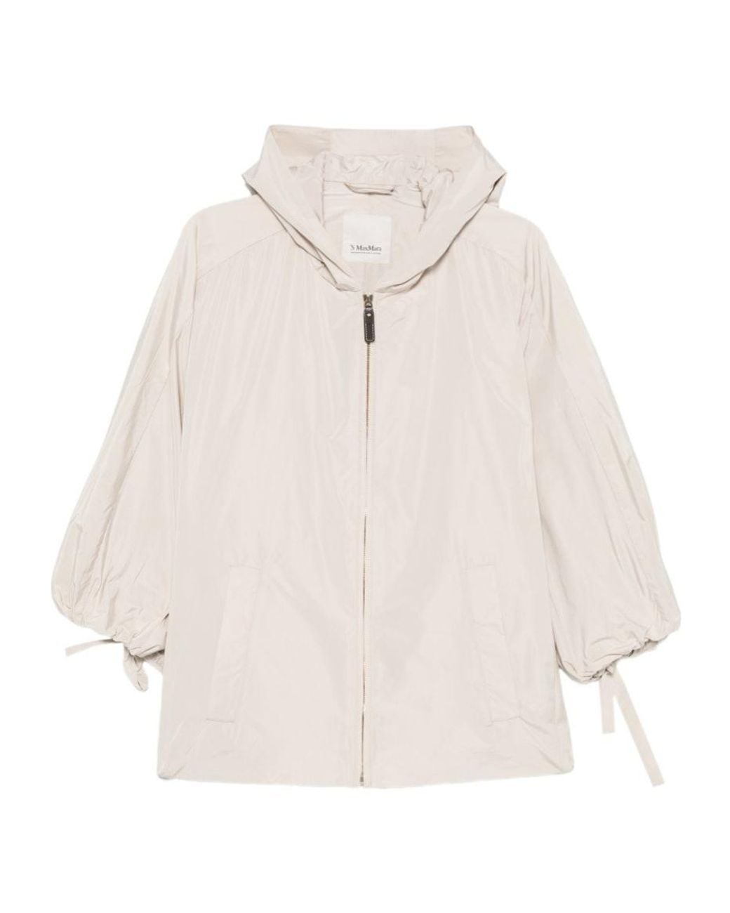 Max Mara White Long-Sleeved Casual Jacket