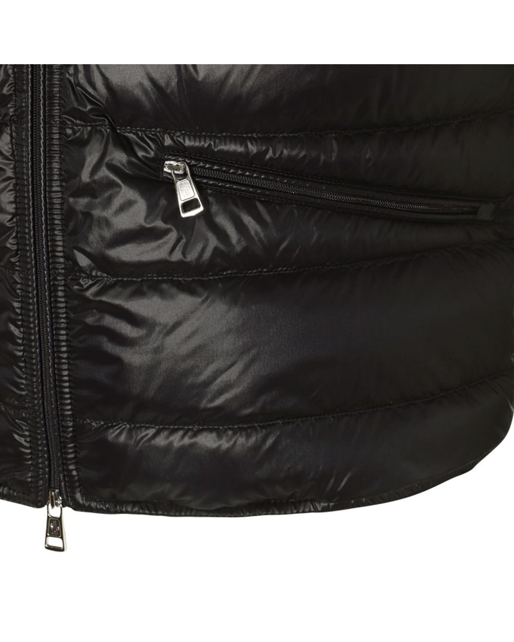 Moncler Black Vests for men