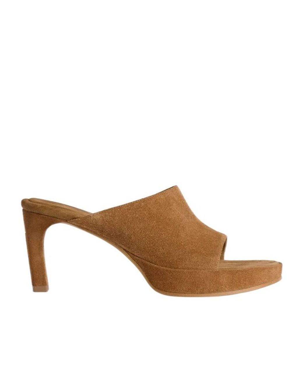 Balenciaga Brown Fargo Heeled Mules