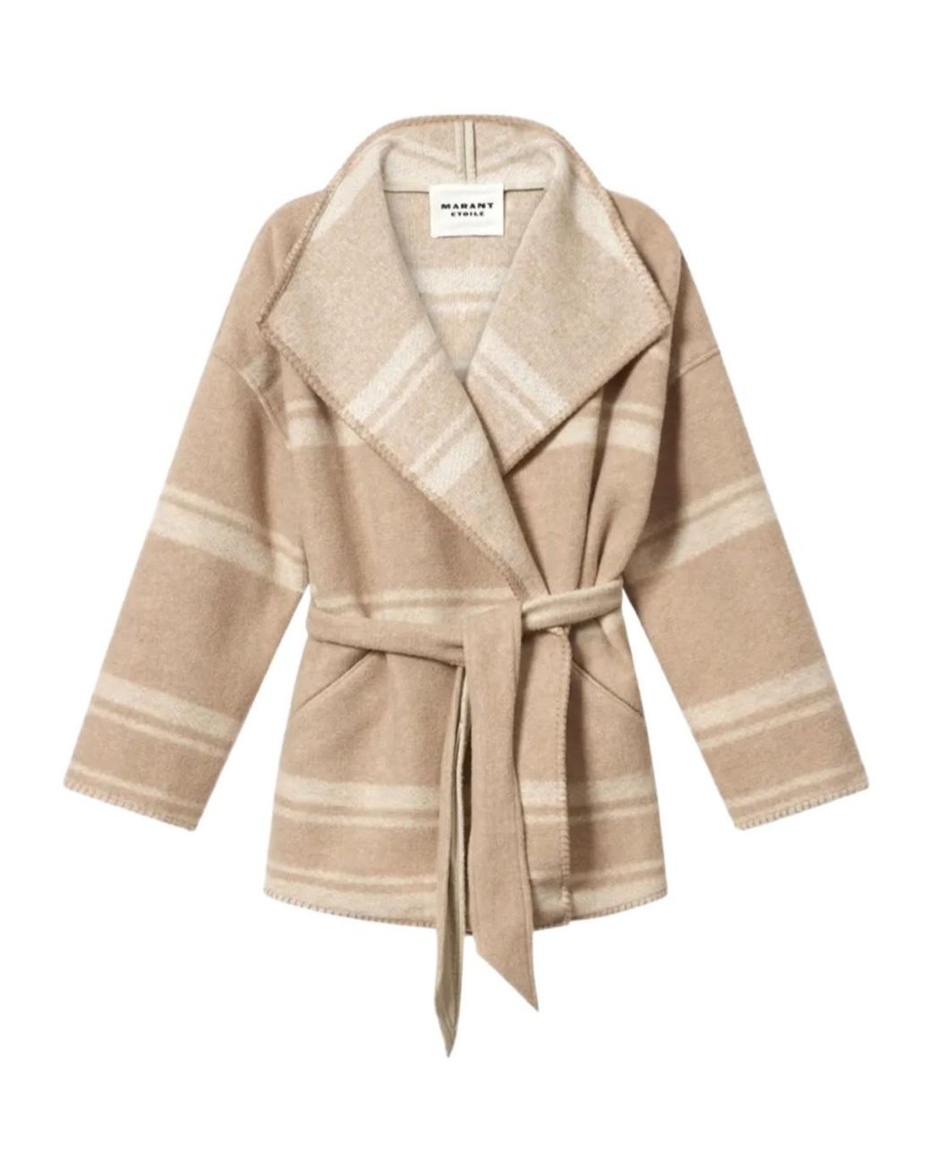 Isabel Marant Natural Brea Coat