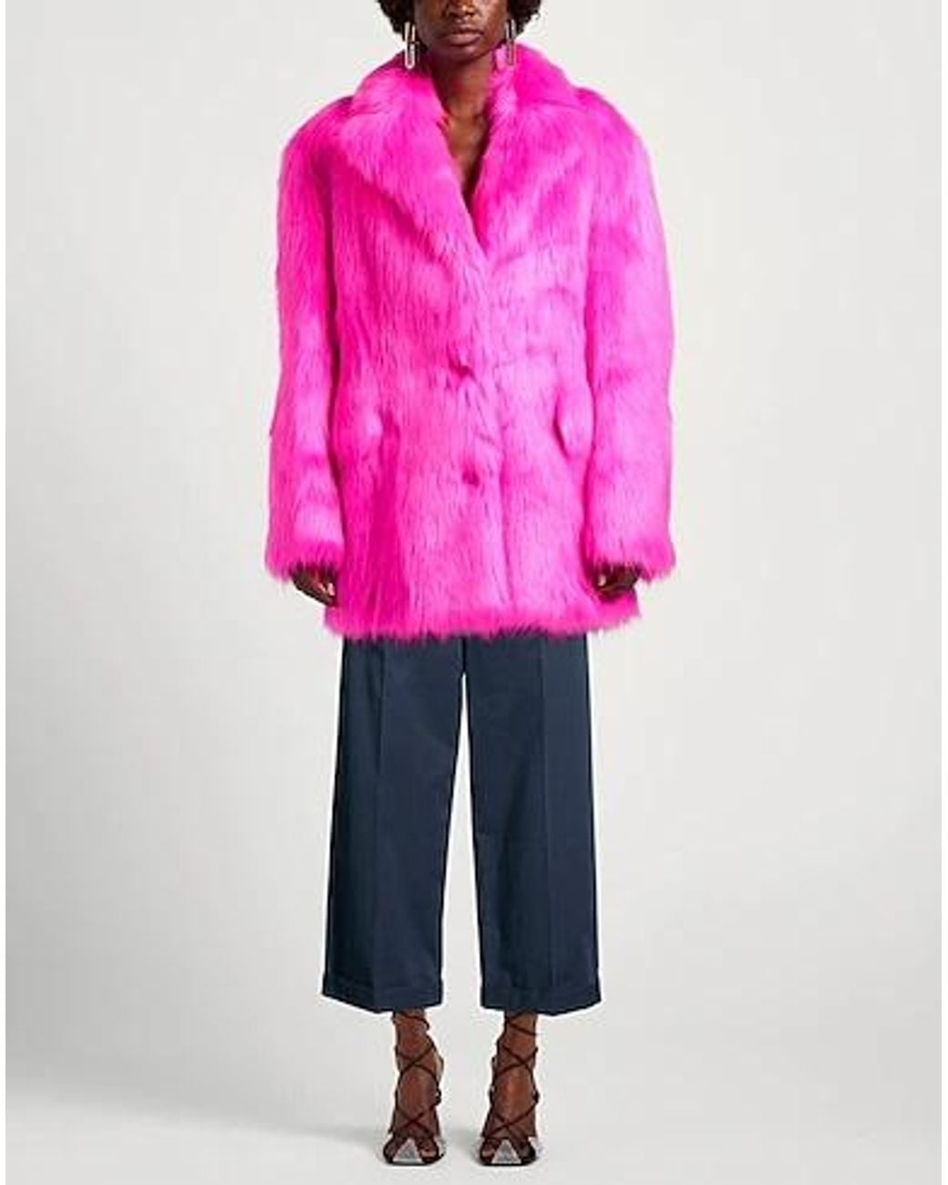 MAX&Co. Blue Loose Straight-Leg Pants