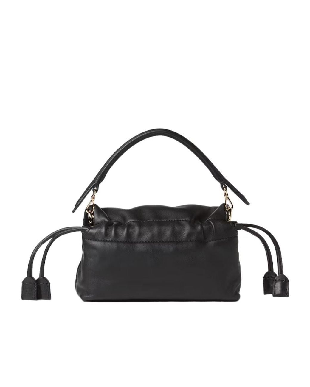 Fendi Black Baguette Soft Small Tote Bag