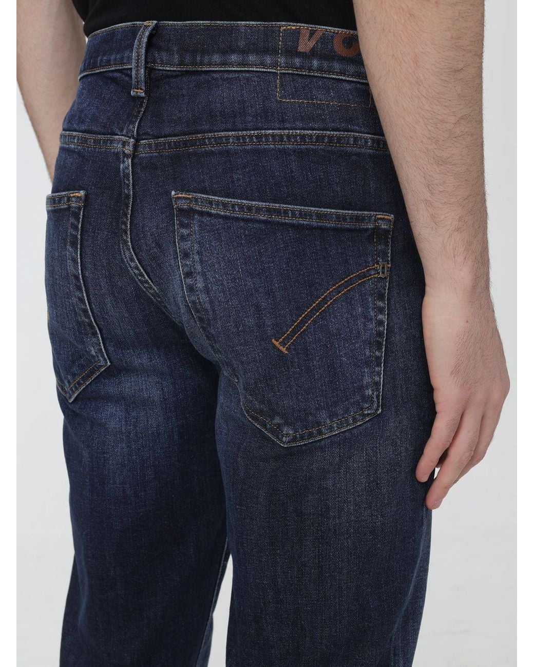 Dondup Blue Five-Pocket Jeans for men