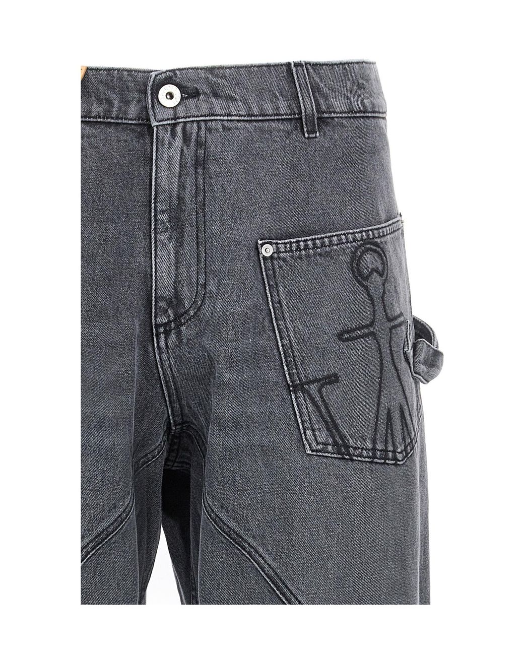 J.W. Anderson Gray Jw Anderson Twisted Workwear Jeans for men