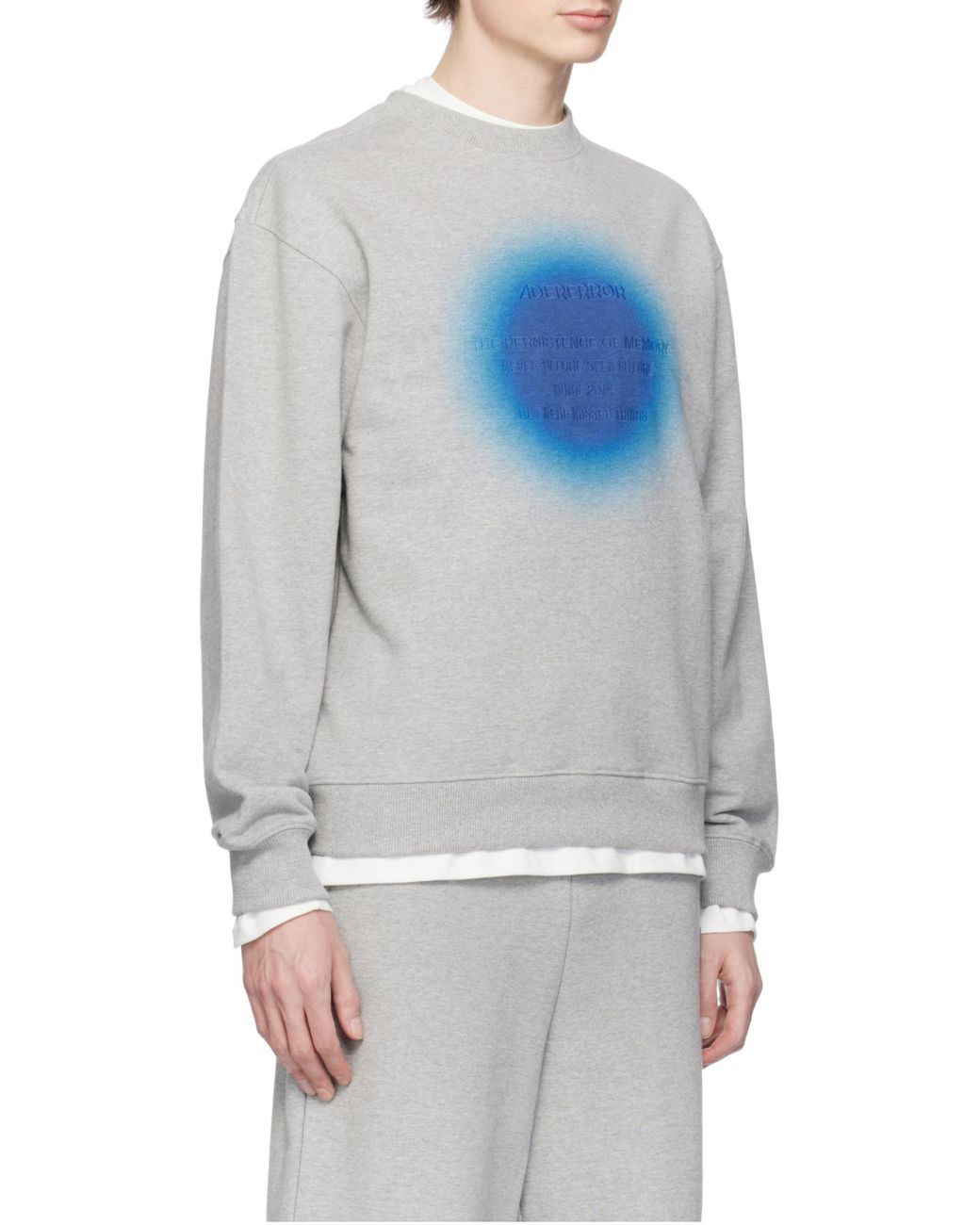 Adererror Gray Long Sleeve Sweatshirt for men