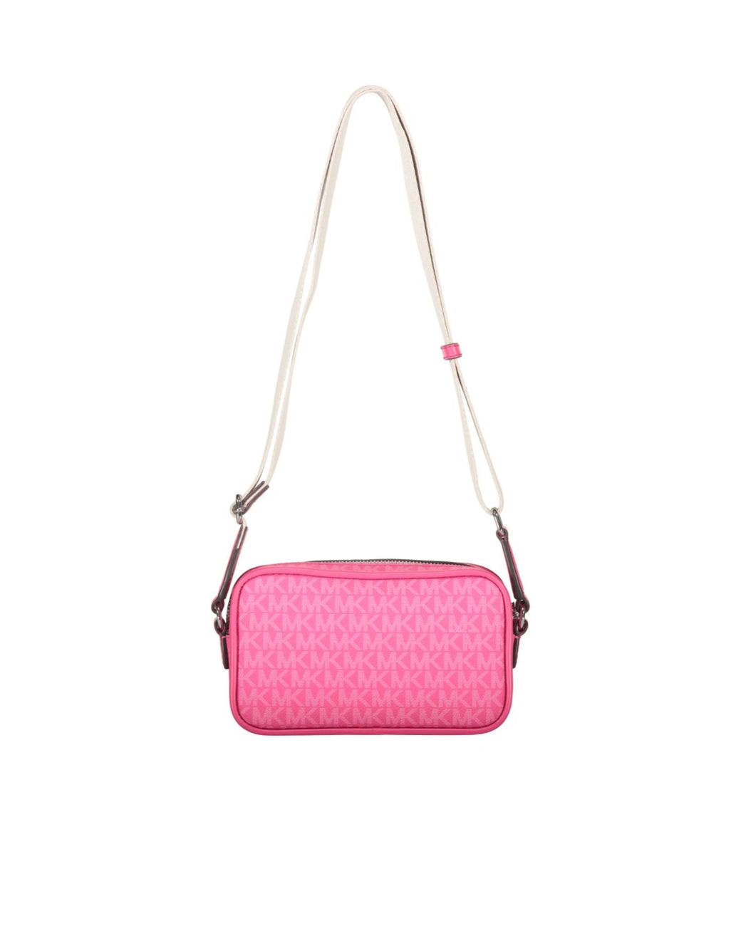 Michael Kors Pink Logo Camera Shoulder Bag