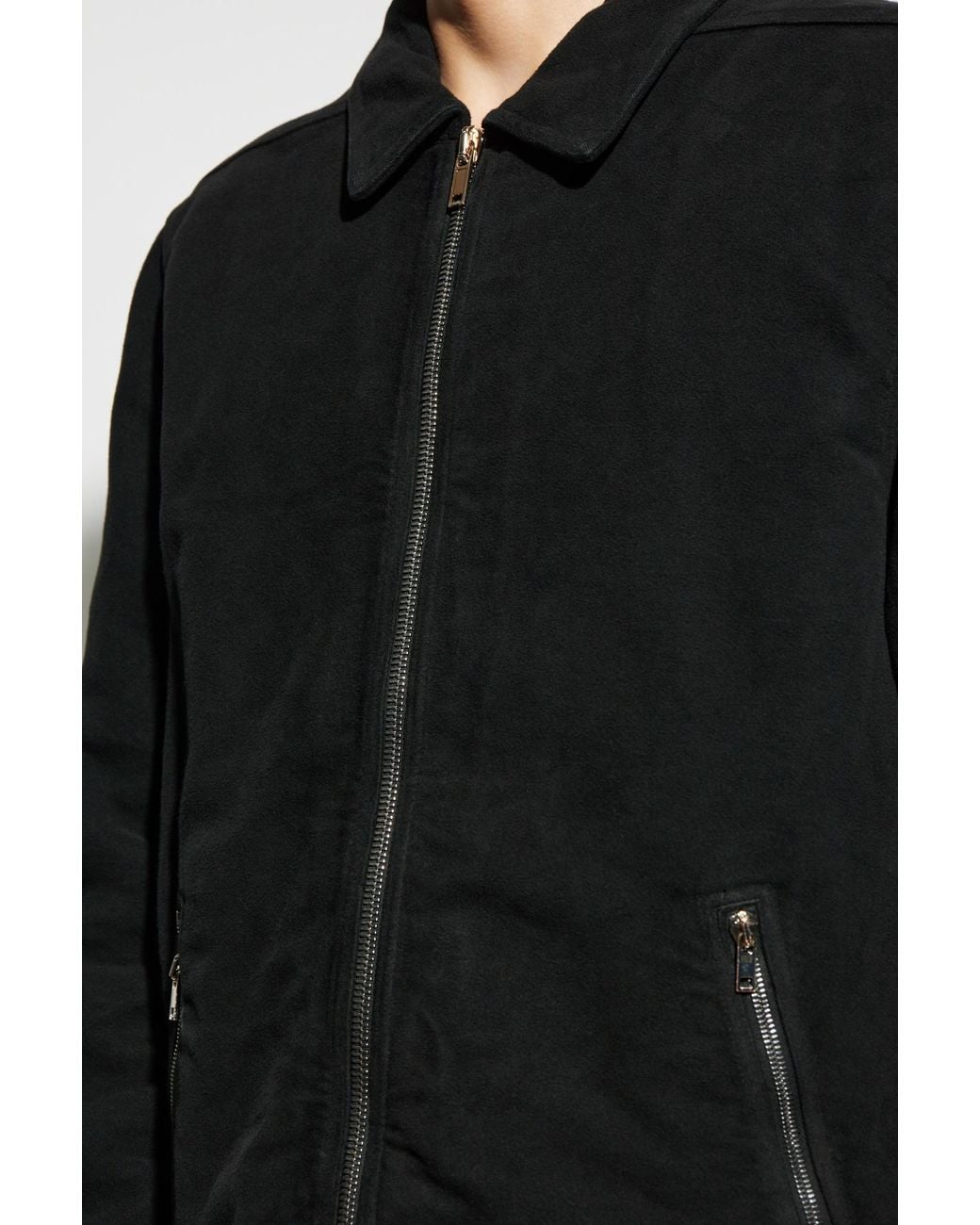 Rick Owens Black Porterville Zip-Up Jacket for men
