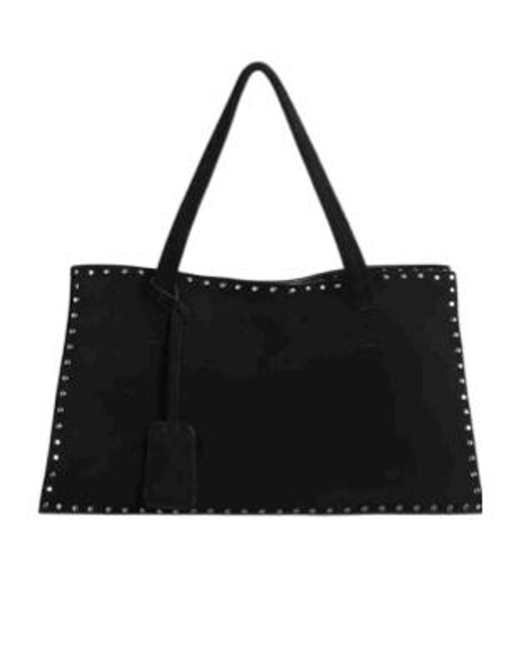Phoebe Philo Black Small Studded Handbag