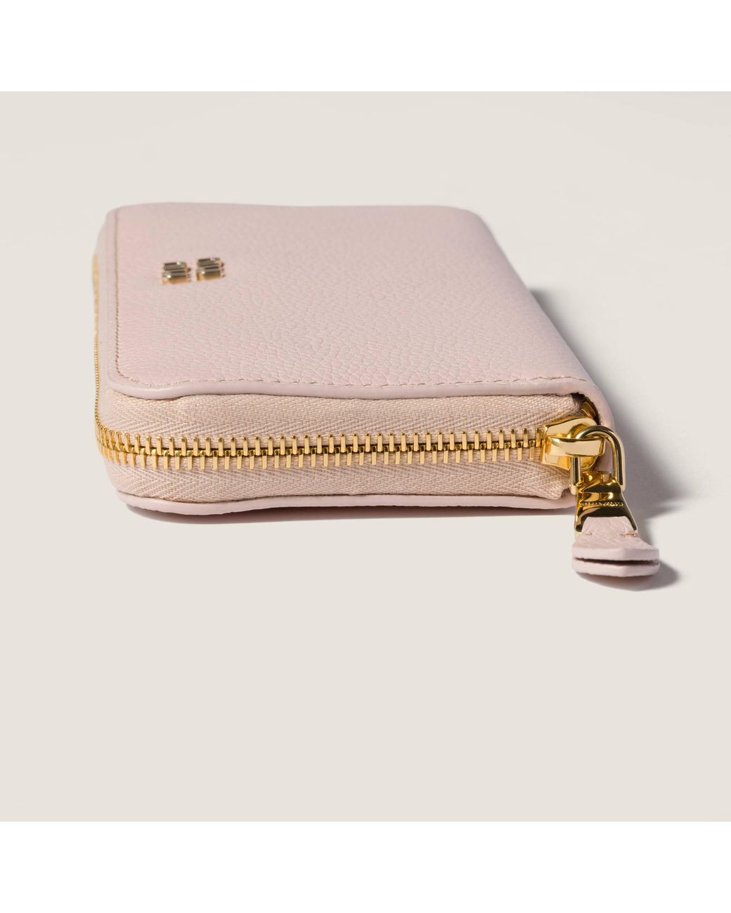 Miu Miu Pink Large Leather Wallet