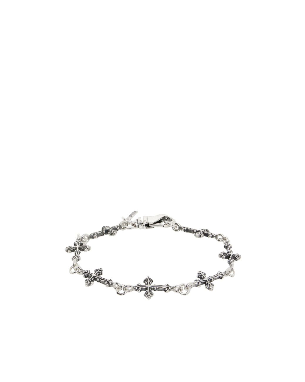 Emanuele Bicocchi White Avelli Multi Cross Bracelet for men
