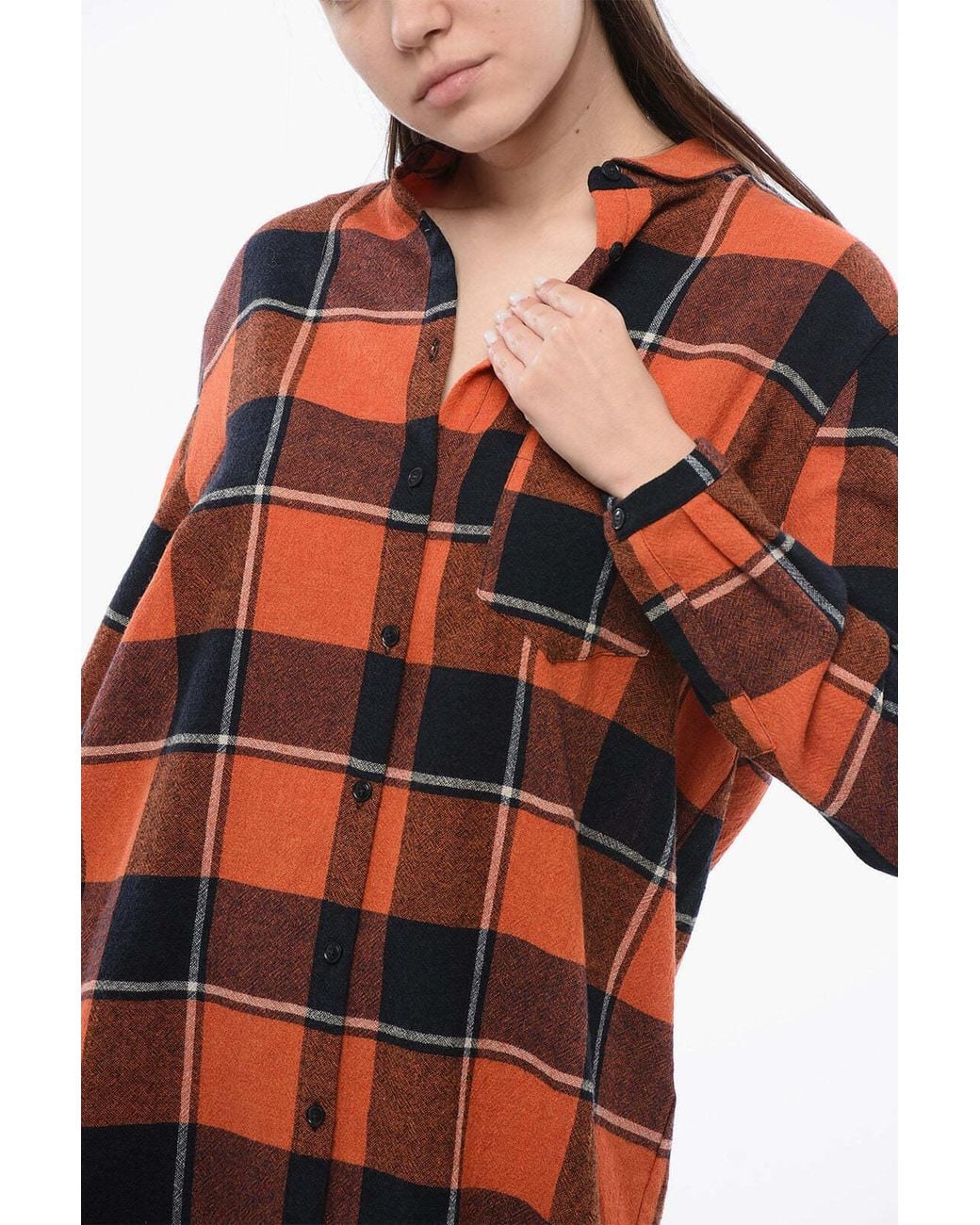 Woolrich Red Checked Blouse