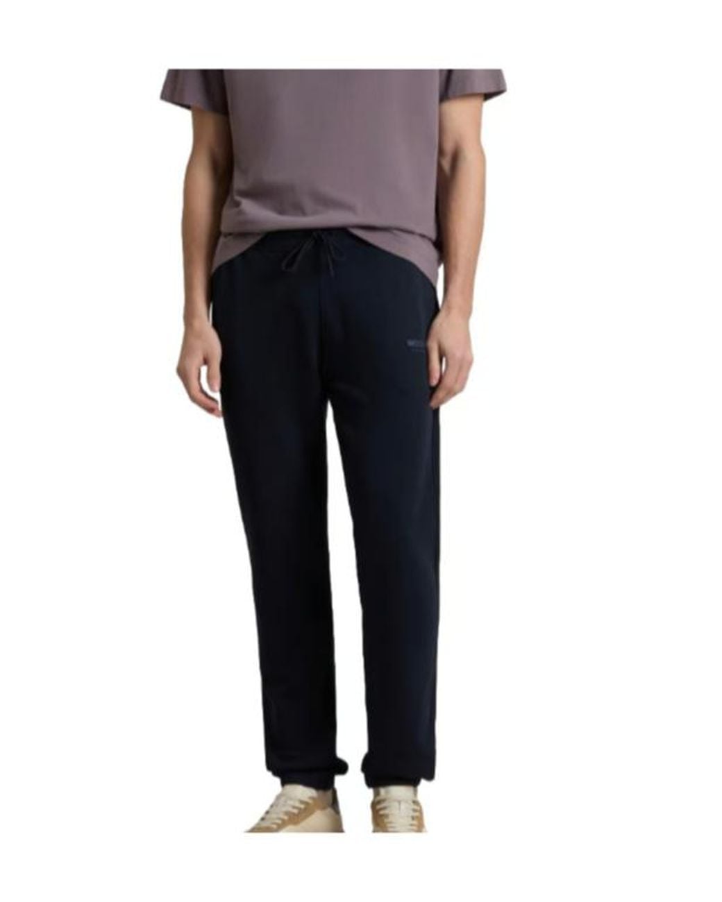 Woolrich Blue Drawstring Logo Track Pants for men