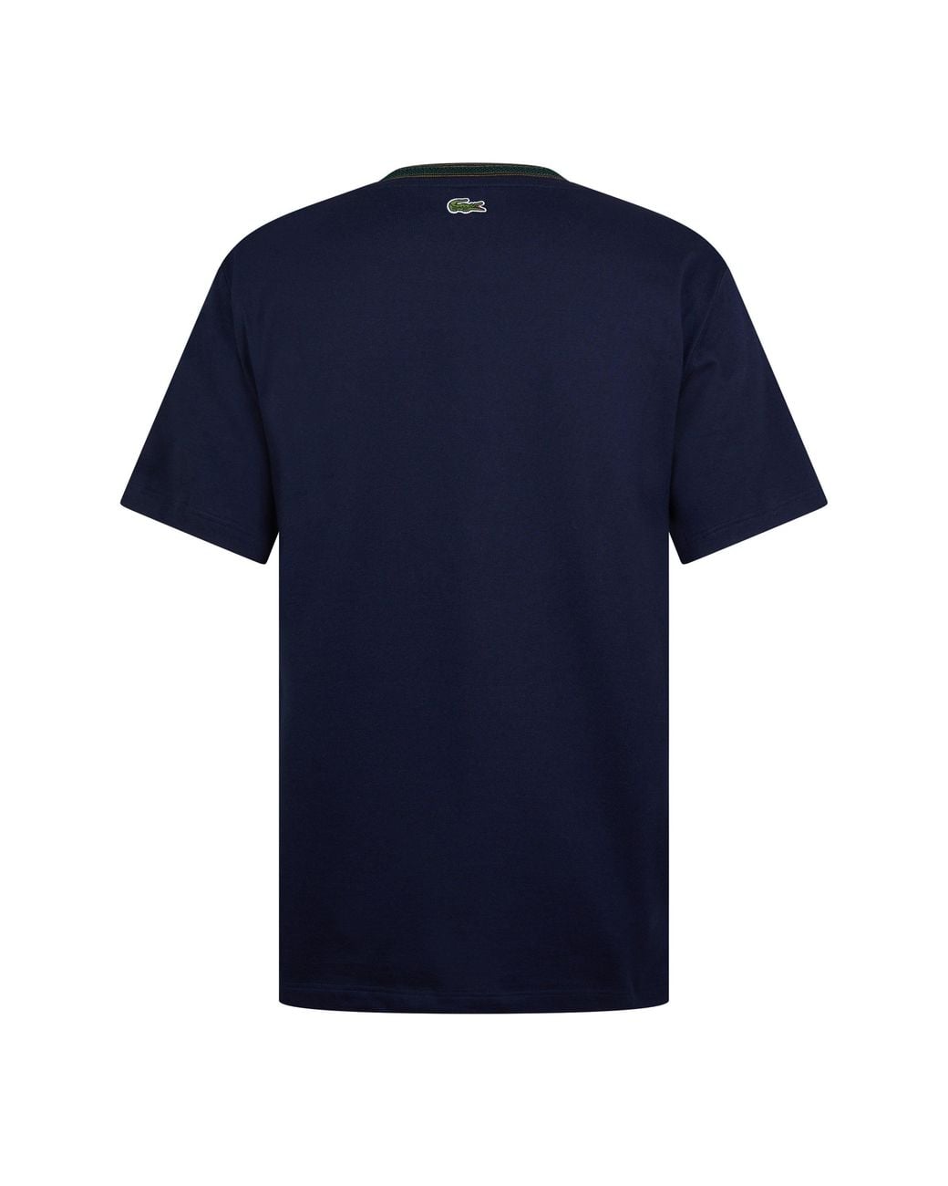 Lacoste Blue Crew Neck Tee for men