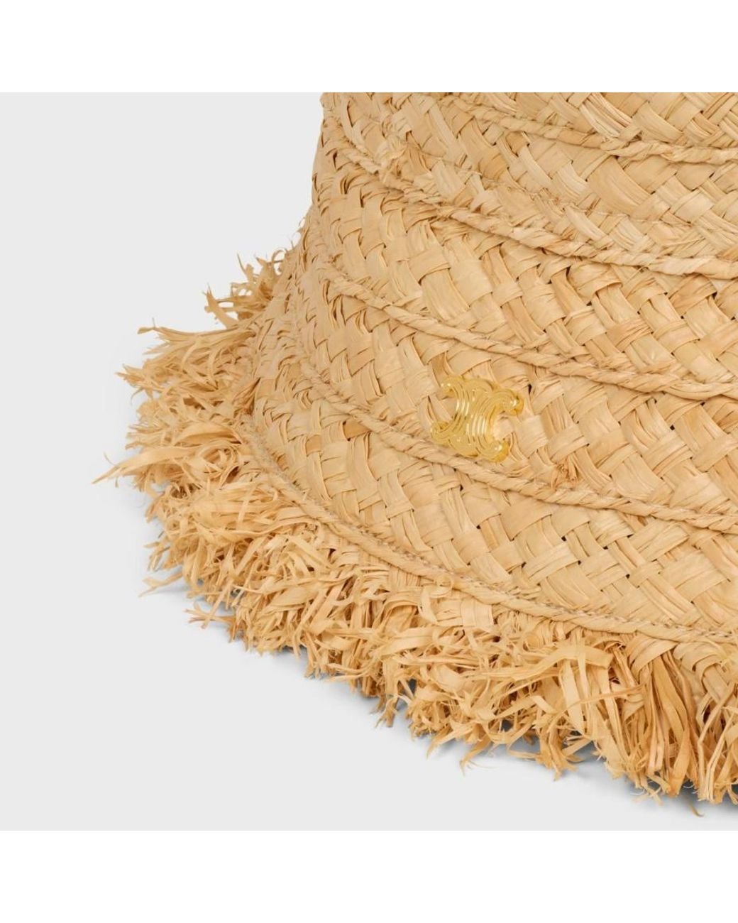 Céline Natural Reversible Brim Hat