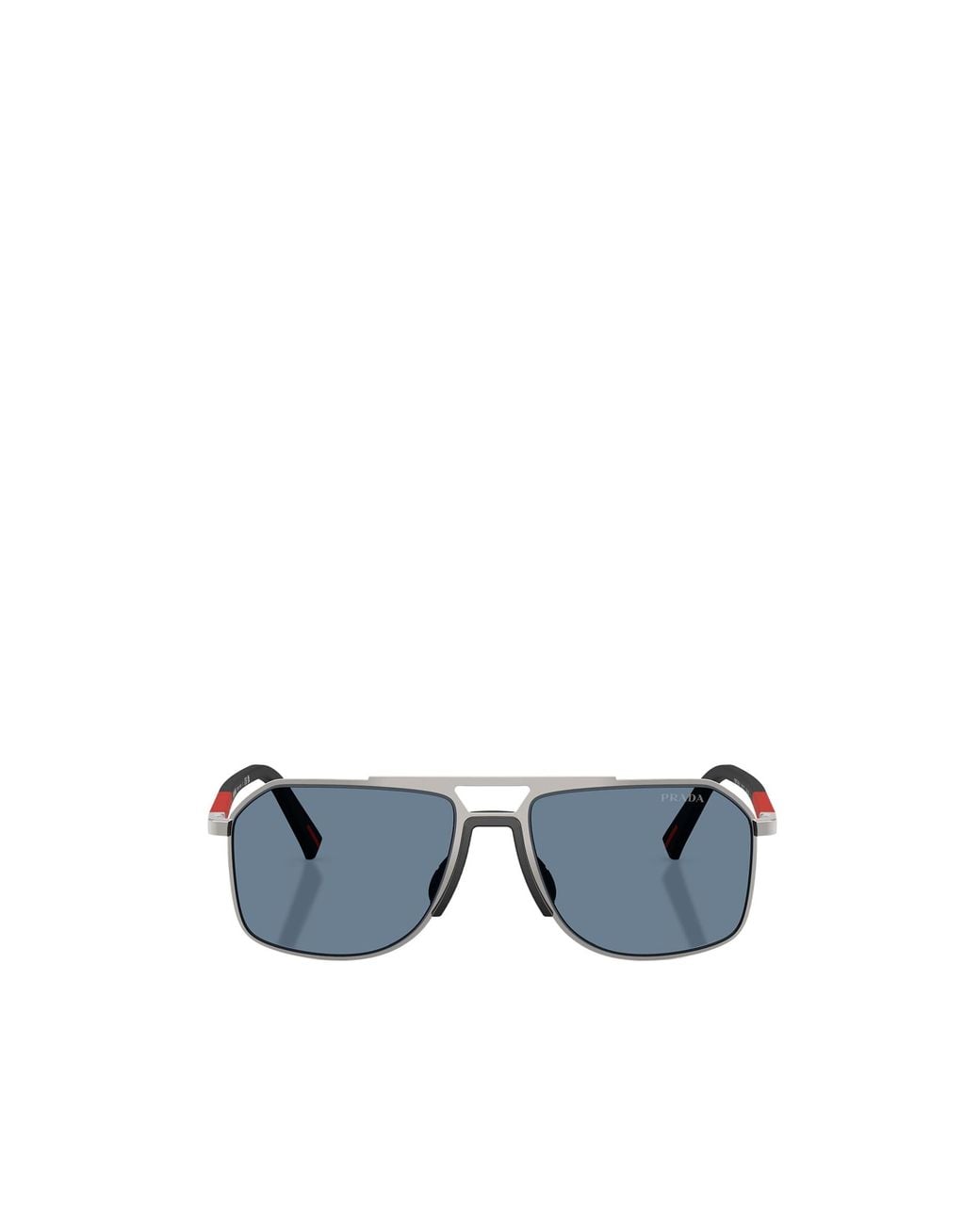 Prada Linea Rossa Blue Prada Eyewear Linea Rossa Pilot Frame Sunglasses for men