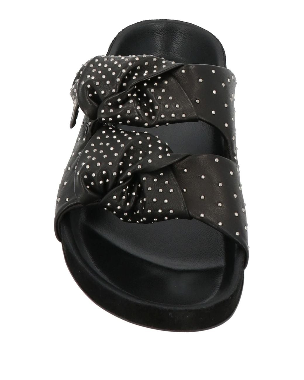 Isabel Marant Black Minimalist Leather Sandals