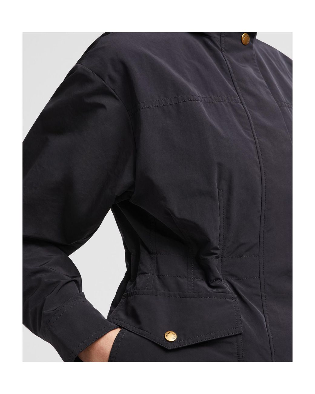 Moncler Black Nades High-Neck Jacket